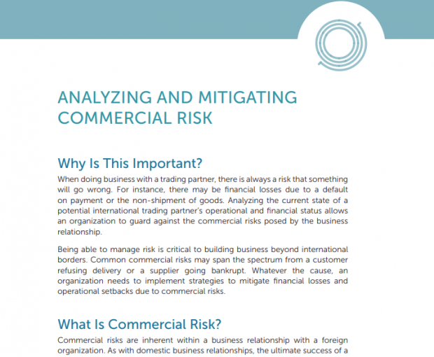 Analyzing and Mitigating Commercial Risk PDF download screenshot
