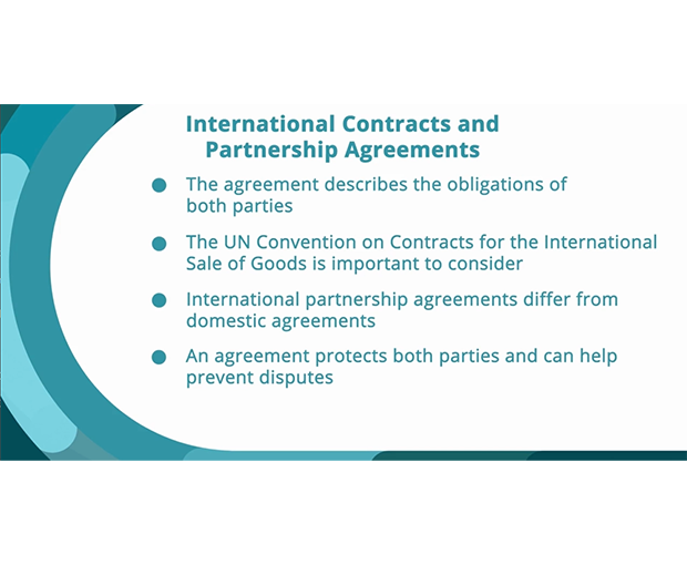 International Contracts and Partnership Agreements video screenshot
