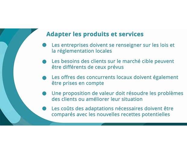 Adapter les produits et services capture d'écran vidéo