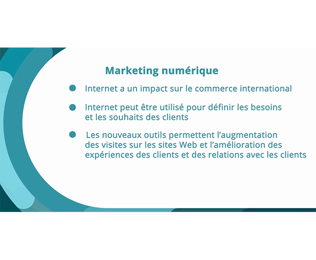 Marketing soutenu par les technologies numériques capture d'écran vidéo